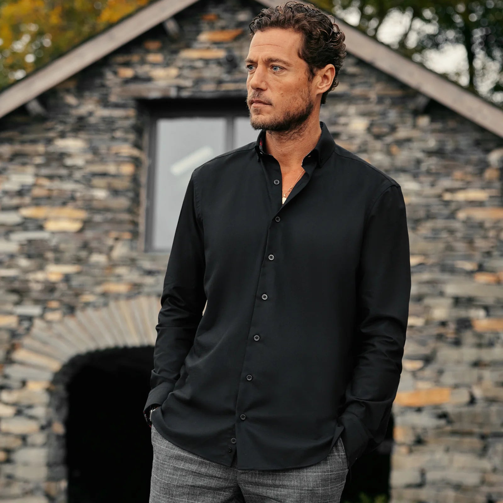 Black Shirt for Men