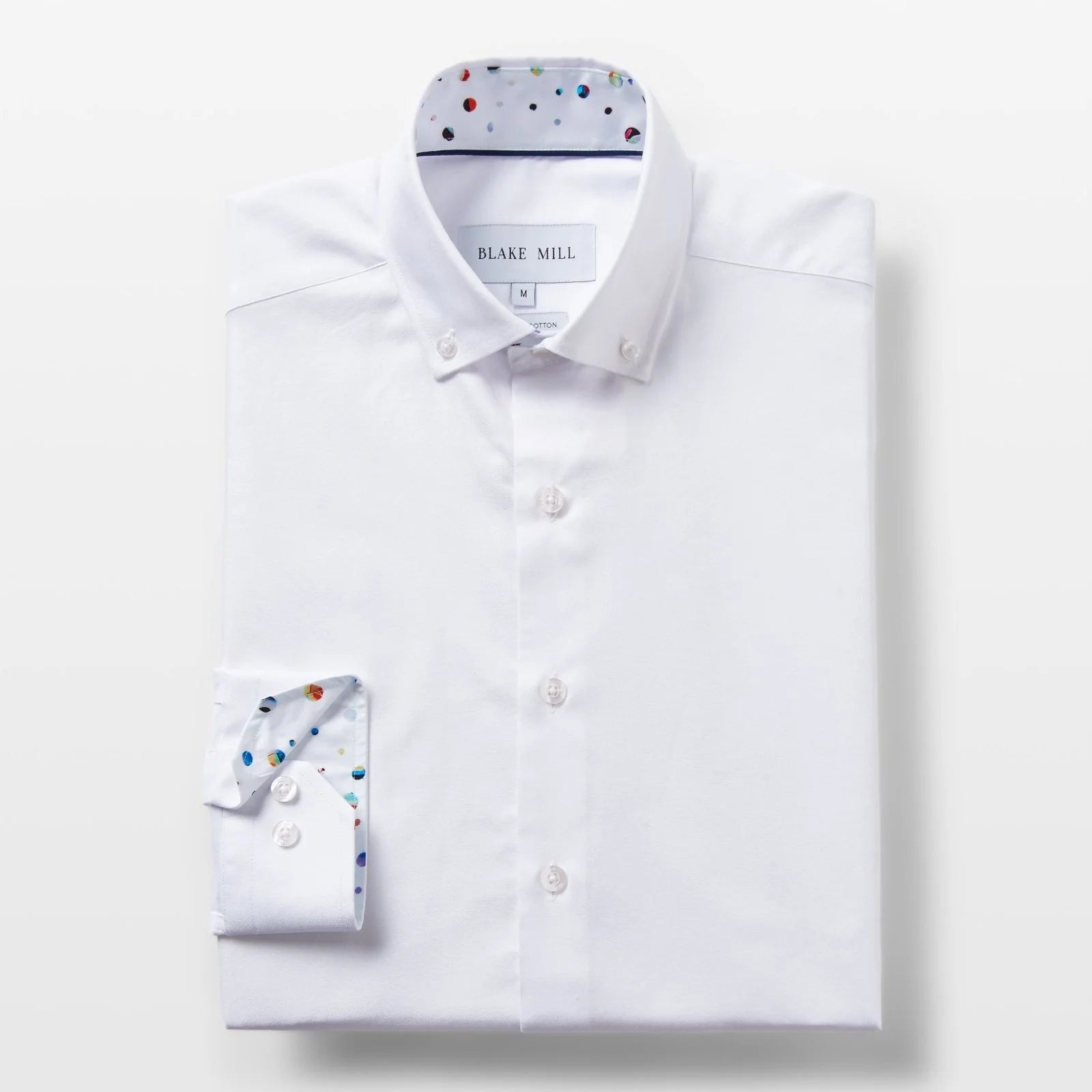 Men's White Button Down Shirt