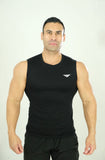 Cutoff Tee - Mens sleeveless workout shirt - Black