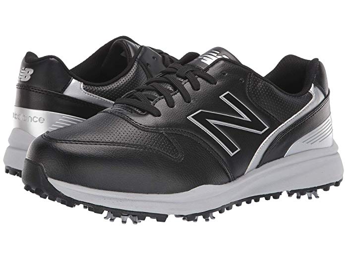 new balance men's sweeper waterproof spiked comfort golf shoe