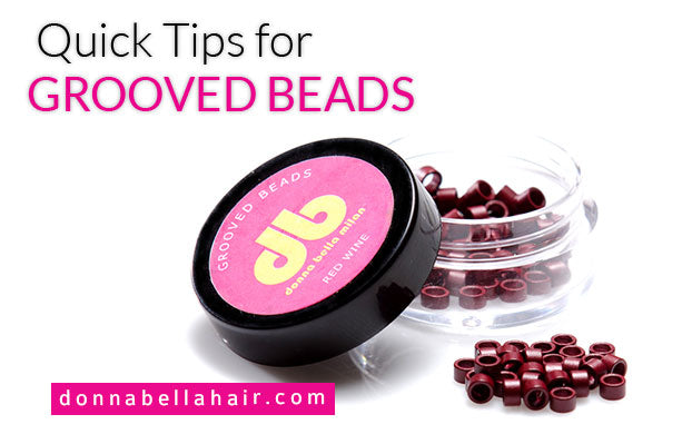 How to Install Donna Bella I-Link Beaded Hair Extensions 