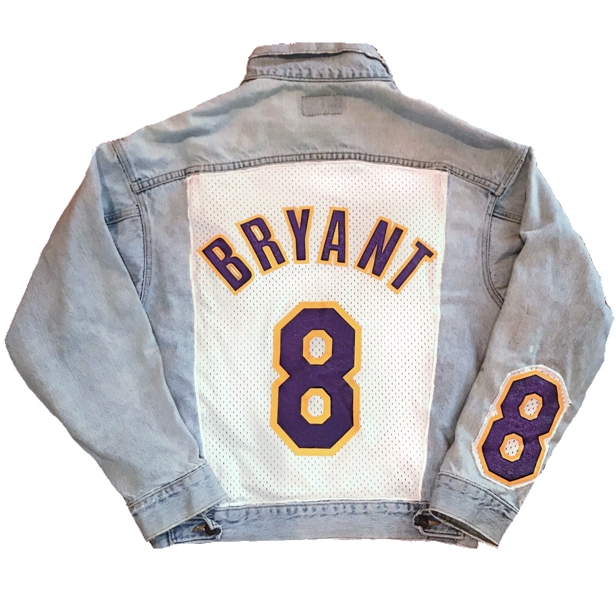 lakers denim jacket