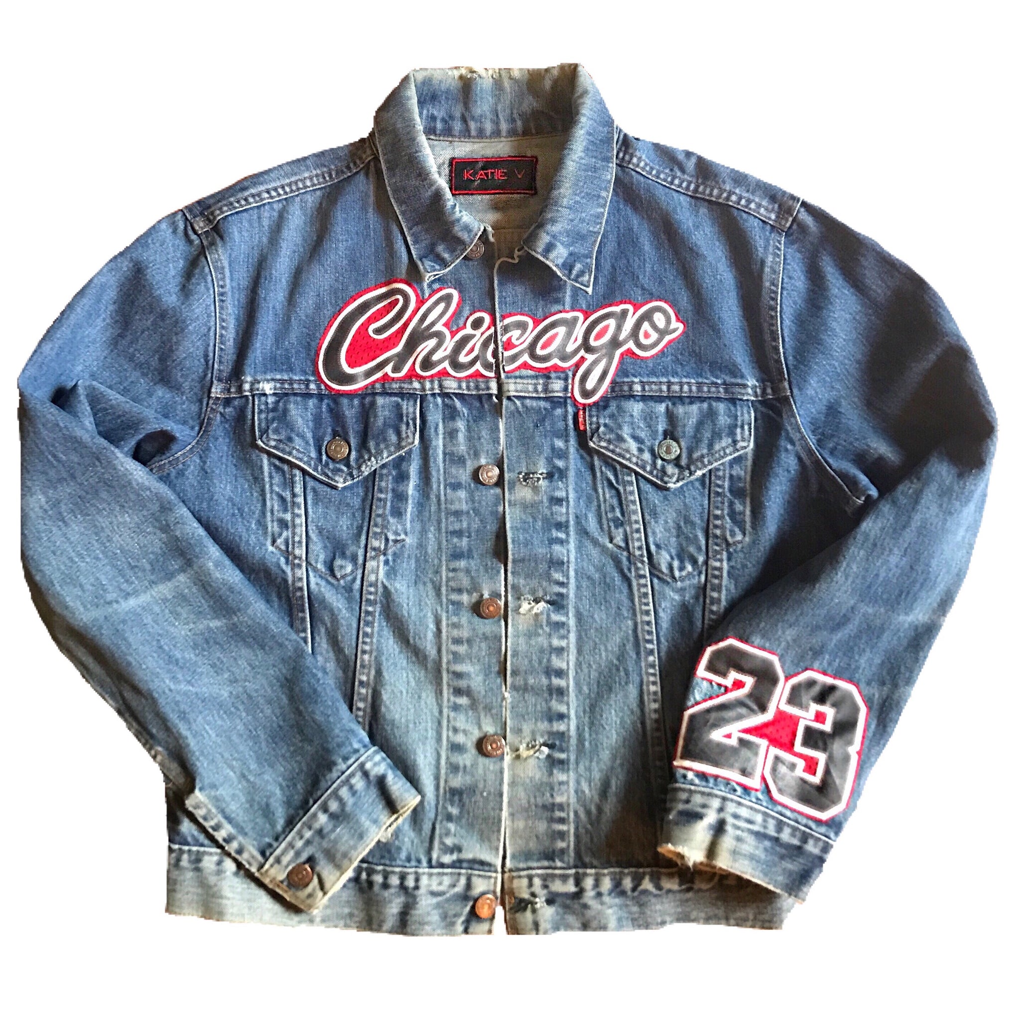 chicago bulls denim jacket