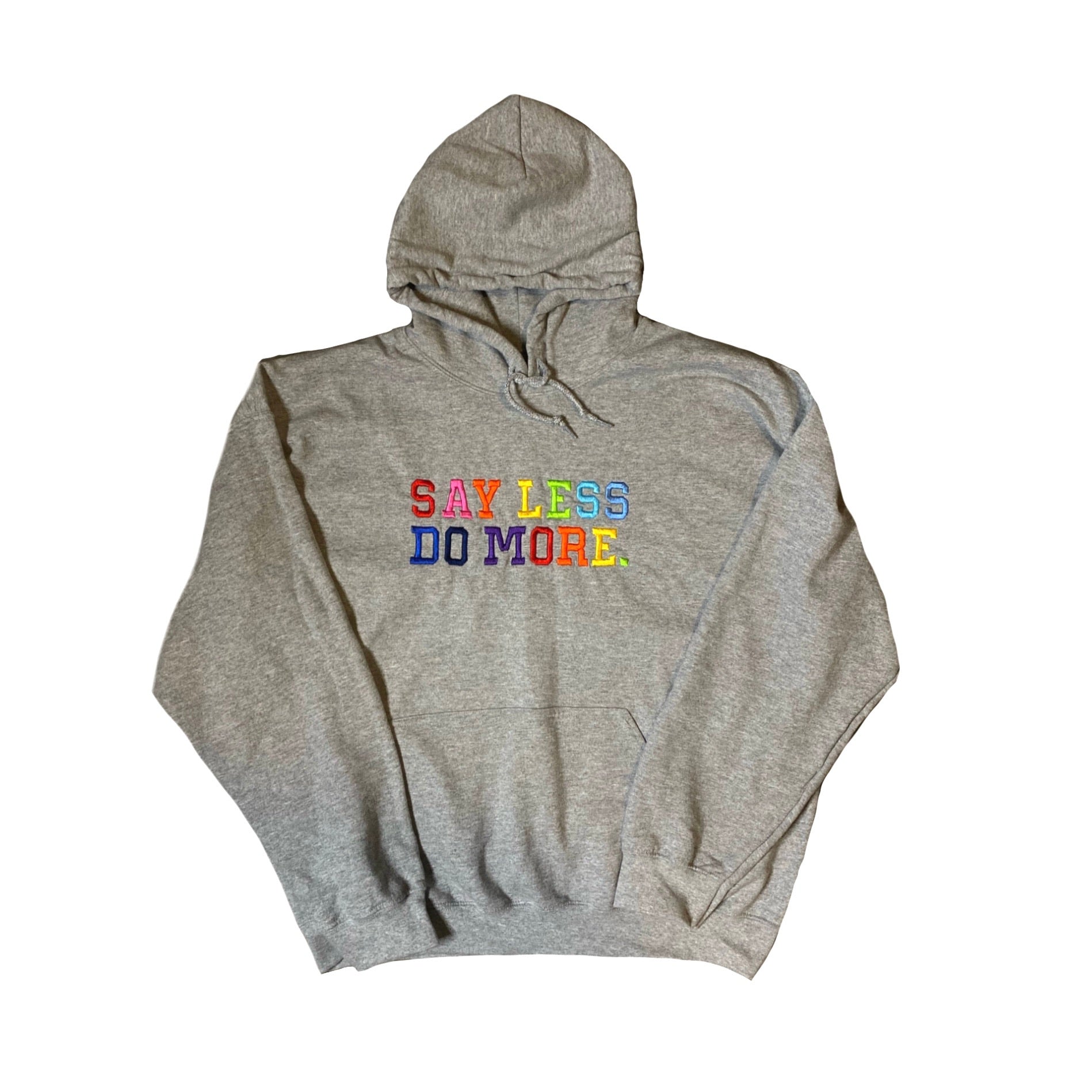 SAY LESS SPORT GREY HOODIE