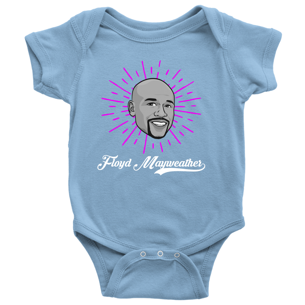 Floyd Mayweather Baby Onesie Halo | Fighting Mad