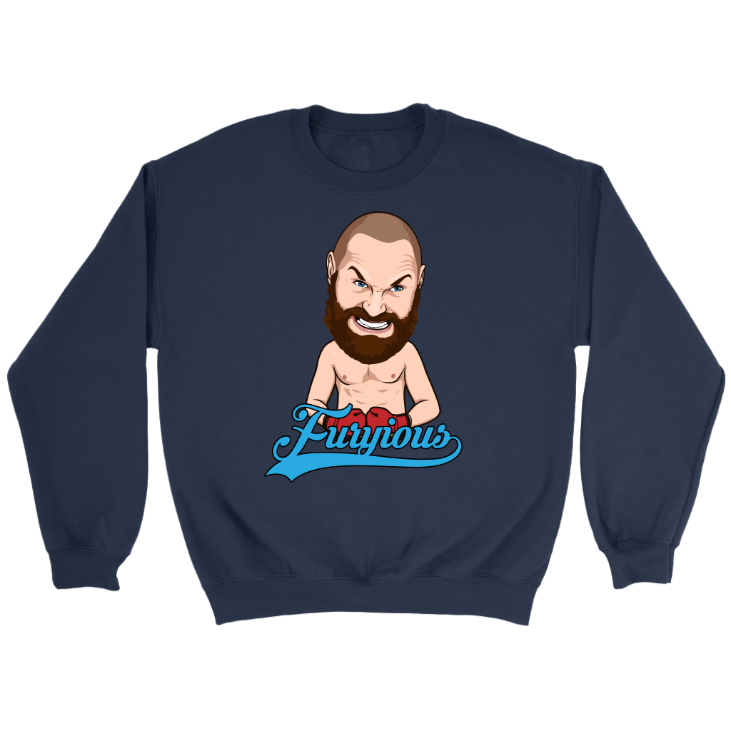 Tyson Fury Cartoon Sweatshirt – Fighting Mad