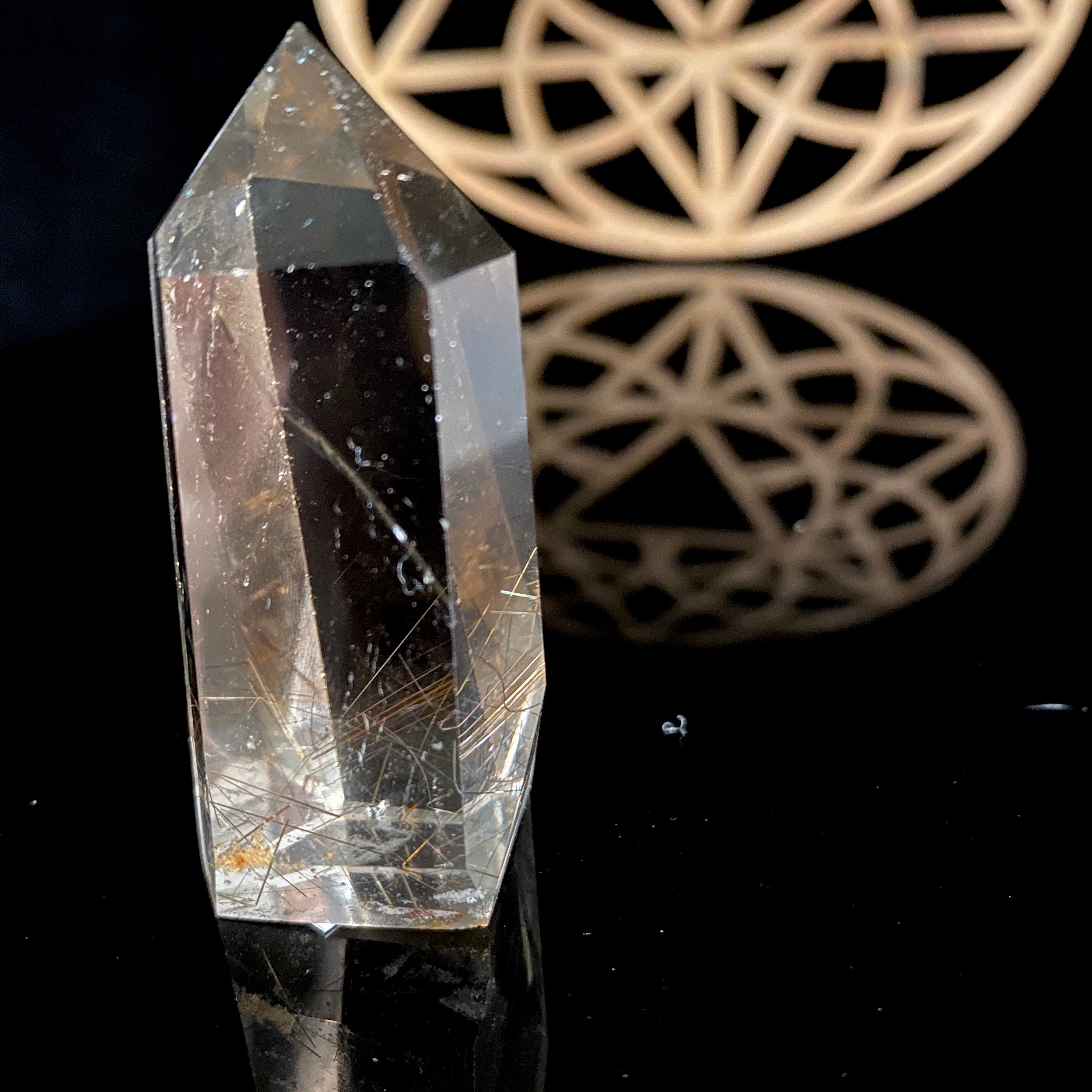 Rutilated Quartz for 6" Grid (G.RT.17)