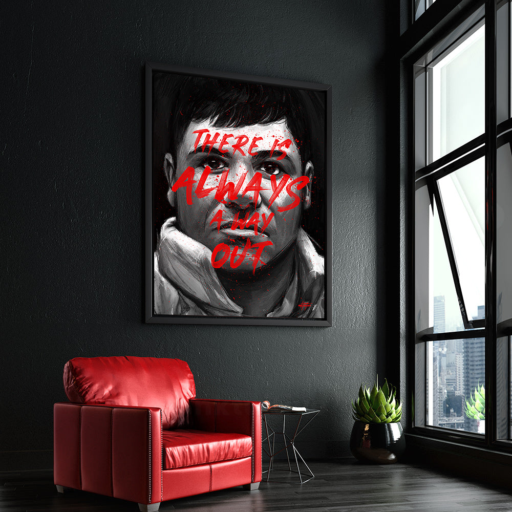 Canvas Wall Art El Chapo S Ruthless Secret To Success Inktuitive