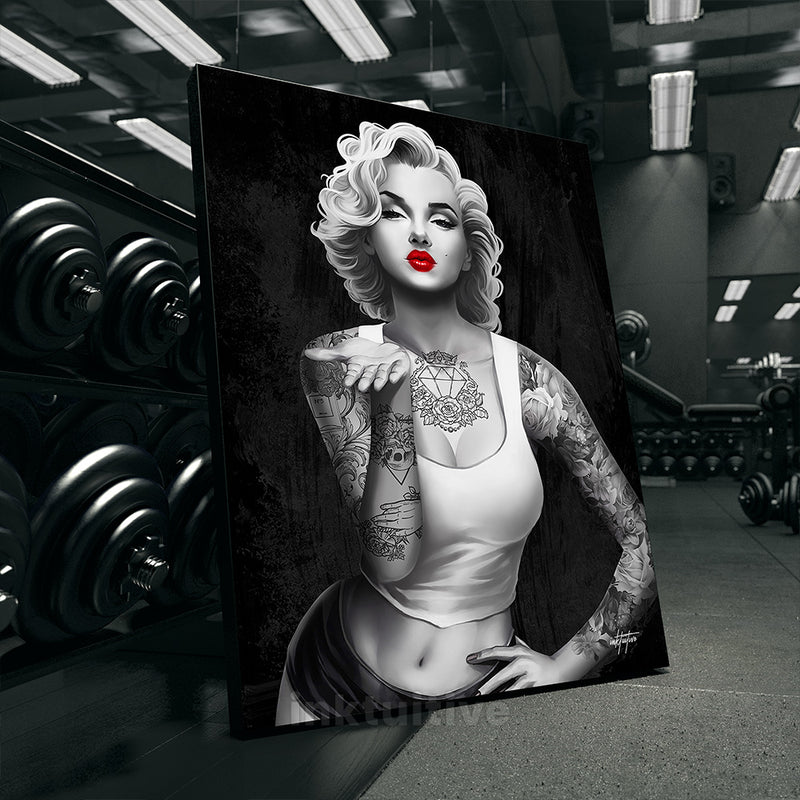 Tattooed Marilyn Art  Etsy