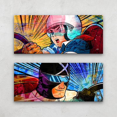 Speed Racer 1 Original Framed, Baterby's Art Gallery