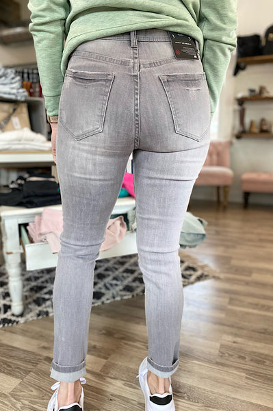 Carter Hi Rise Gray Skinny
