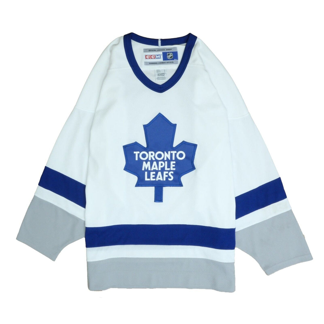 VINTAGE Toronto MAPLE LEAFS Off. Lic. CCM TML Jersey Size Men's Large