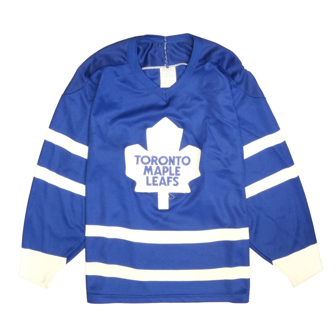 Vintage Toronto Maple Leafs Rick Vaive Jersey Size Large Maska Ultrafil 80s  NHL
