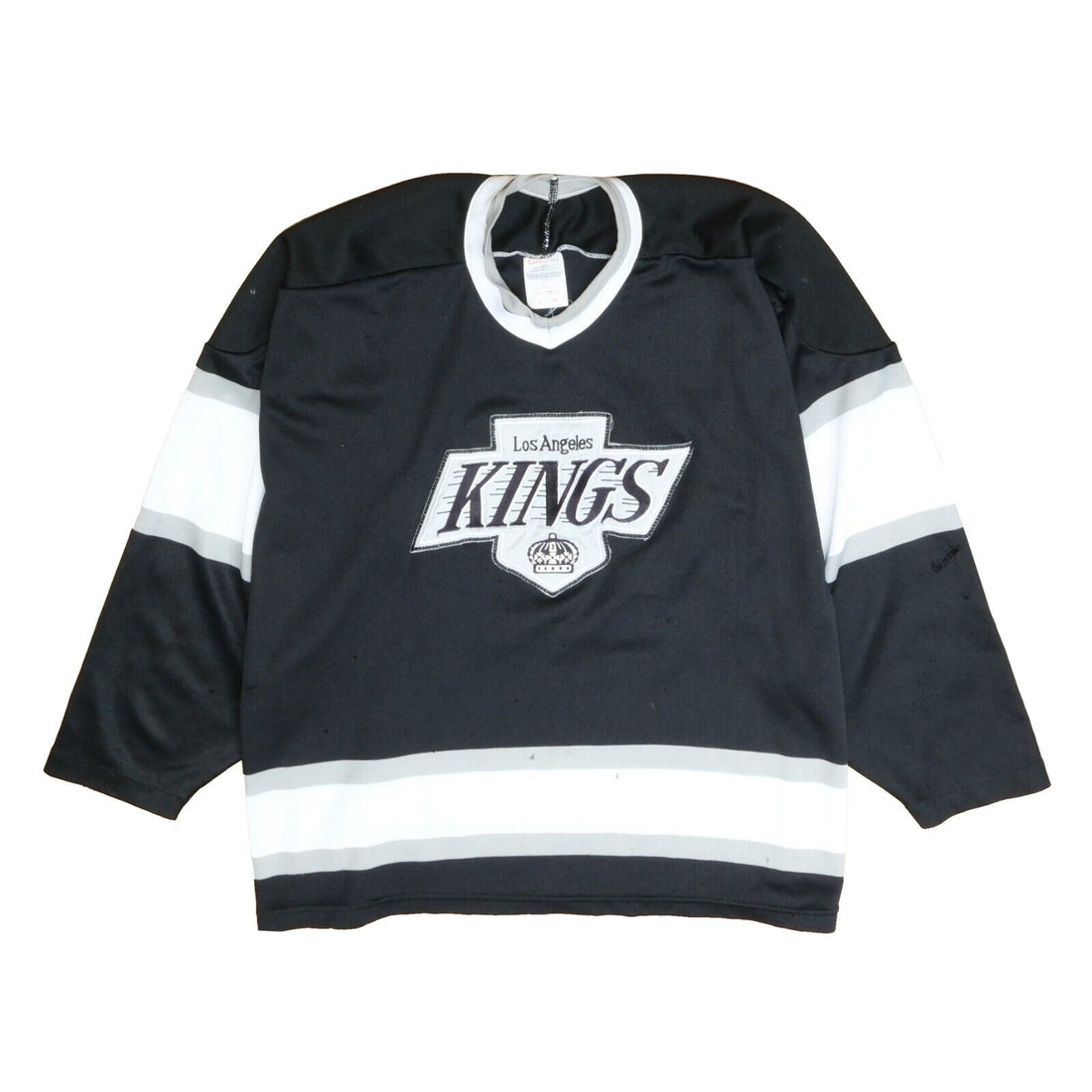 Vintage Los Angeles Kings Sweatshirt Large Black 1990s NHL Hockey