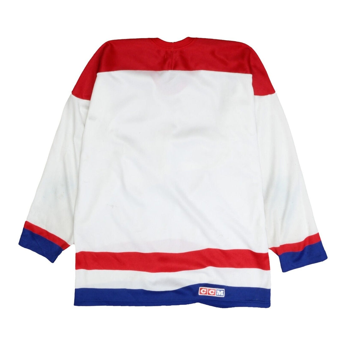 Vintage Buffalo Sabres CCM Jersey White XL VTG NHL Blank Jersey