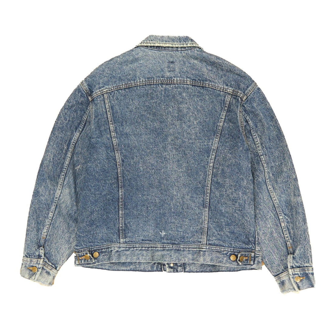 Vintage Lee Denim Trucker Jacket Size 44 L Blue PATD-153438 90s ...