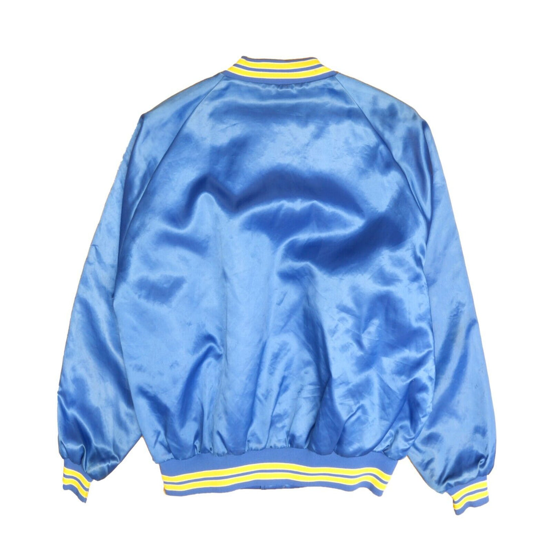 Vintage Miami Dolphin's 90's Satin Bomber Jacket L 