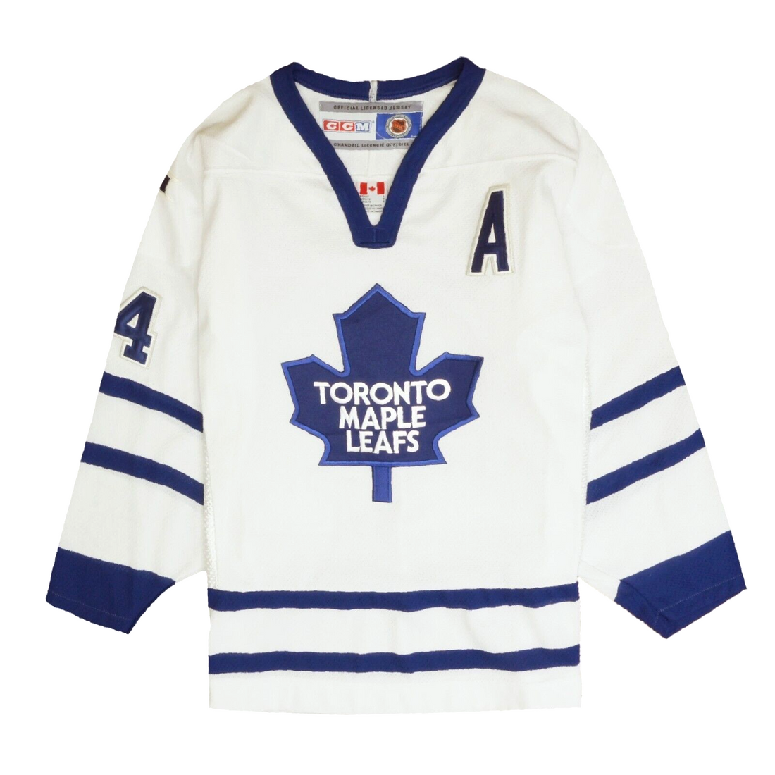 AUTHENTIC Vintage Toronto Maple Leafs CCM NHL Hockey Jersey 52