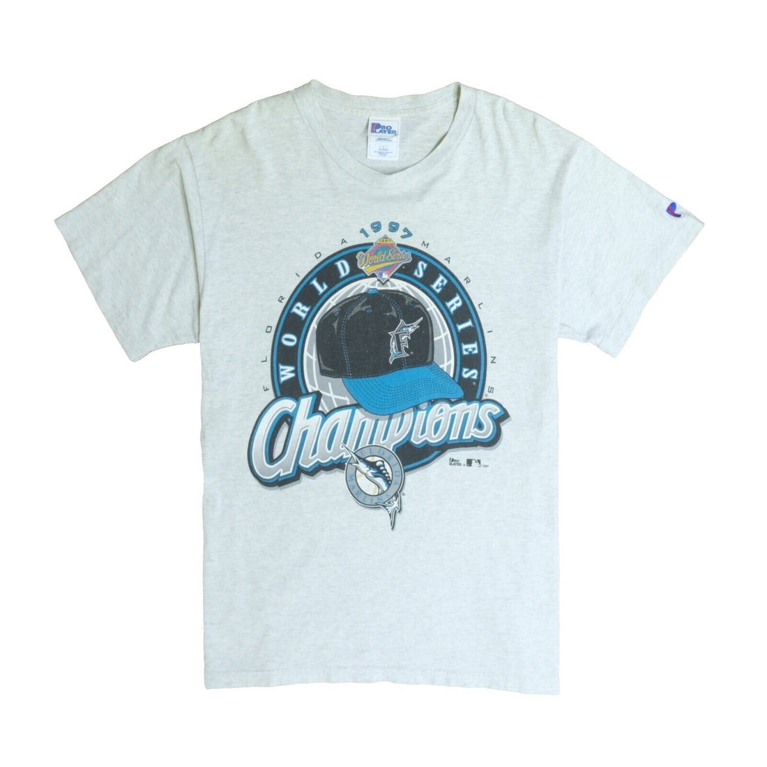 Vintage 90s White MLB Seattle Mariners 1997 Division Champs T