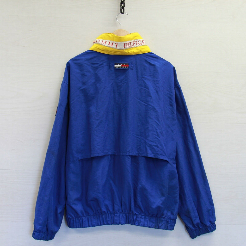 yellow and blue tommy hilfiger jacket