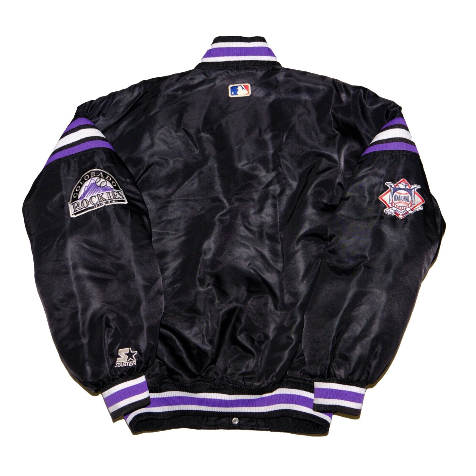 VINTAGE MIRAGE MLB ROCKIES leather jkt セール最安値 メンズ ...