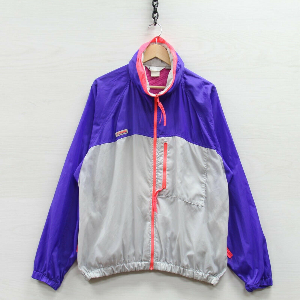 retro columbia windbreaker