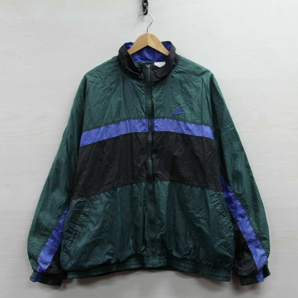 vintage nike windbreaker green