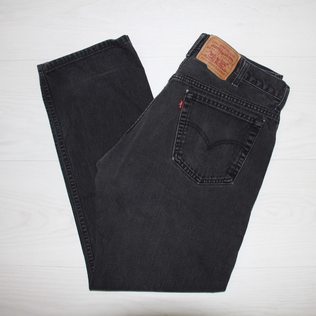 Vintage Levi Strauss & Co 505 Denim Jeans Size 36 X 30 Black Made Cana –  Throwback Vault