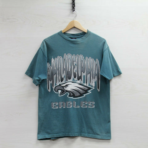 Vintage Philadelpha Eagles T-Shirt Size Large 1997 90s NFL Single Stitch