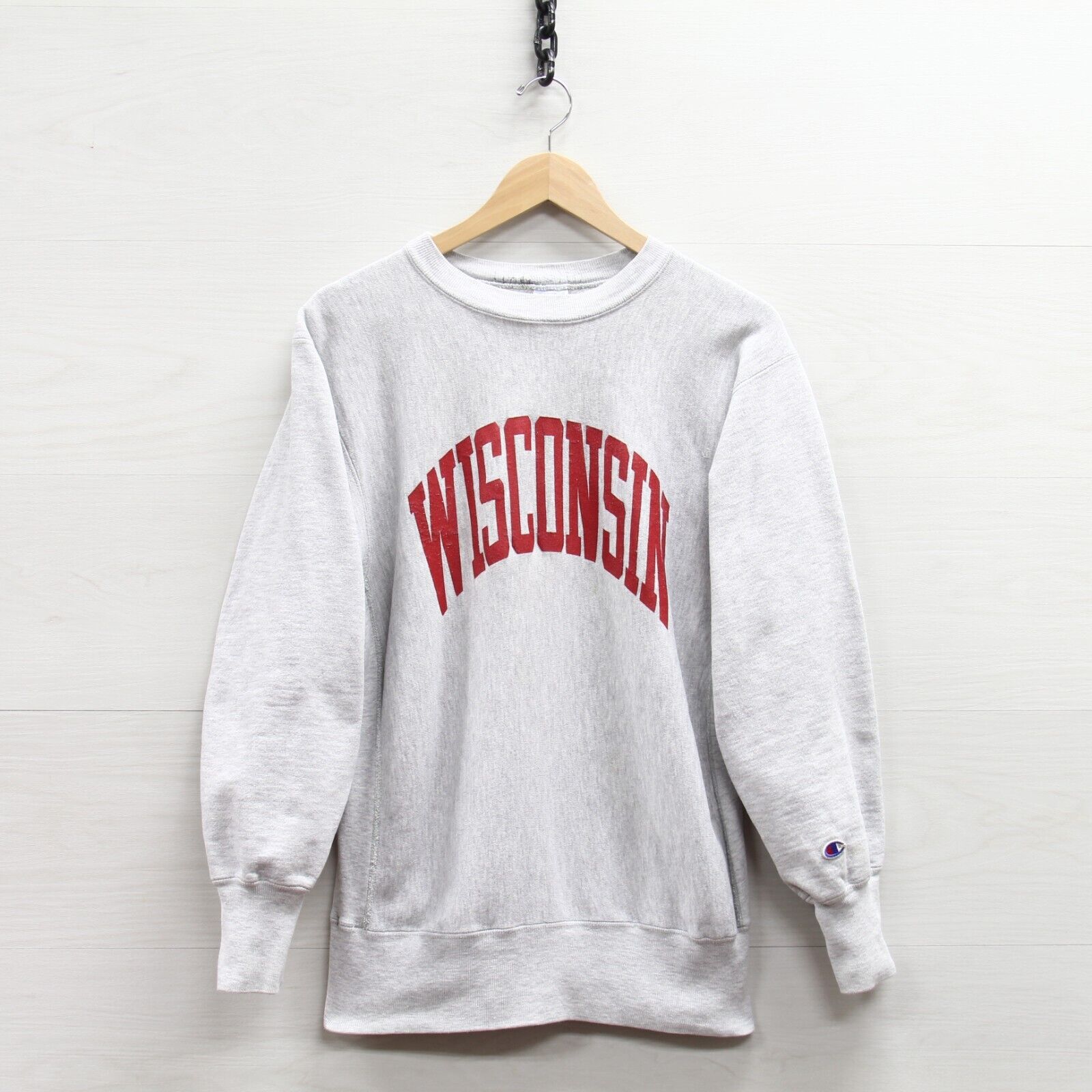 Vintage Wisconsin Badgers Champion Reverse Weave Sweatshirt Crewneck XL 90s  NCAA