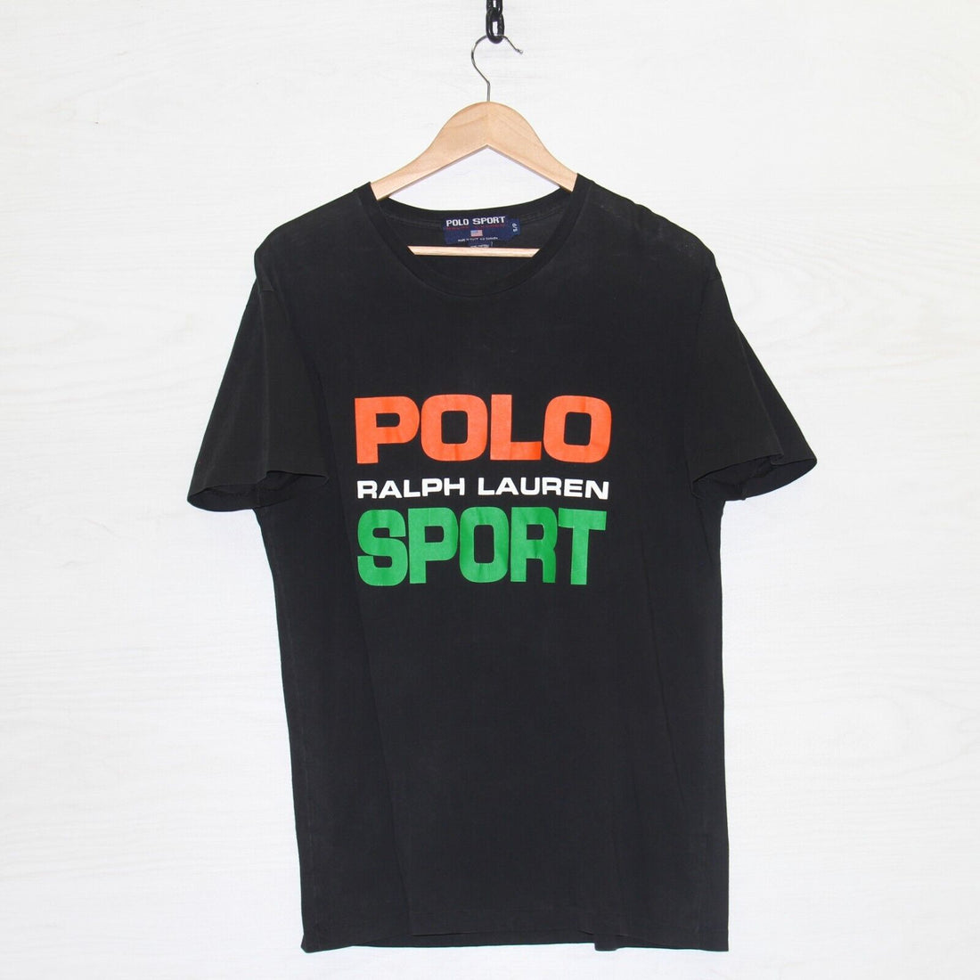 Vintage Polo Sport Ralph Lauren T-Shirt Size Small 90s Made Canada –  Throwback Vault