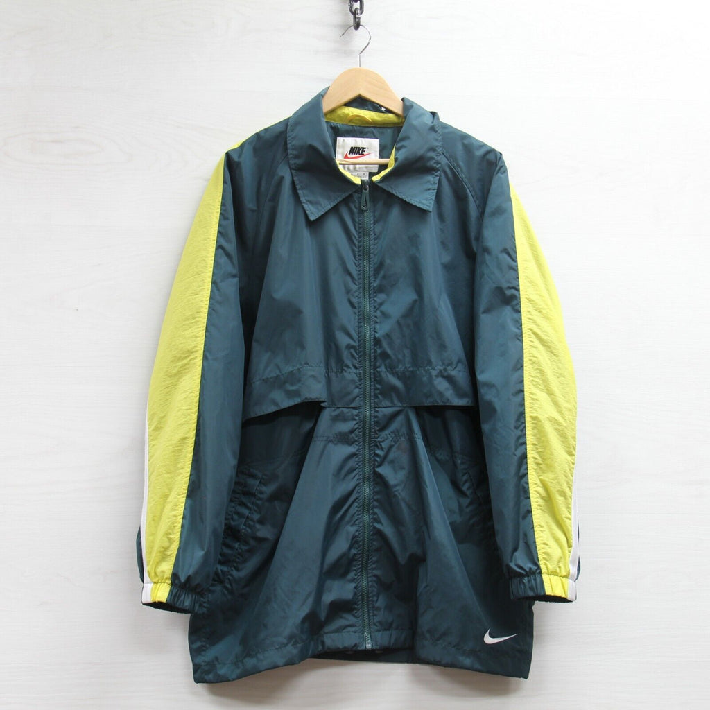 nike windbreaker forest green