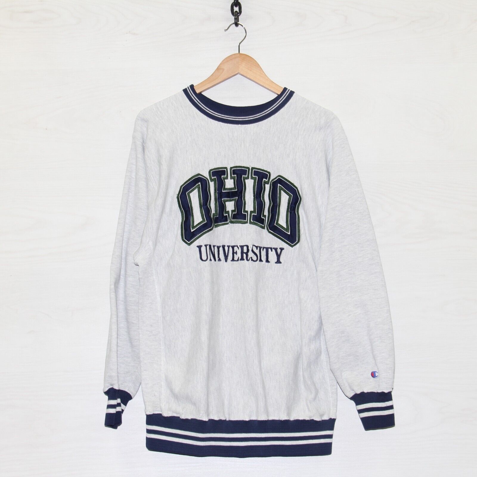 注目ブランド 80s State 80s Hoodie Champion reverse Ohio weave Ohio