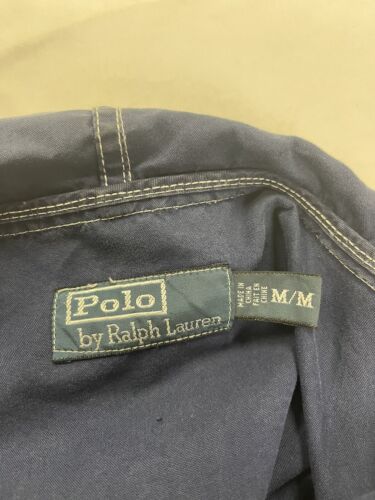 Vintage Polo Ralph Lauren Rowing Team Jacket Size Medium Blue