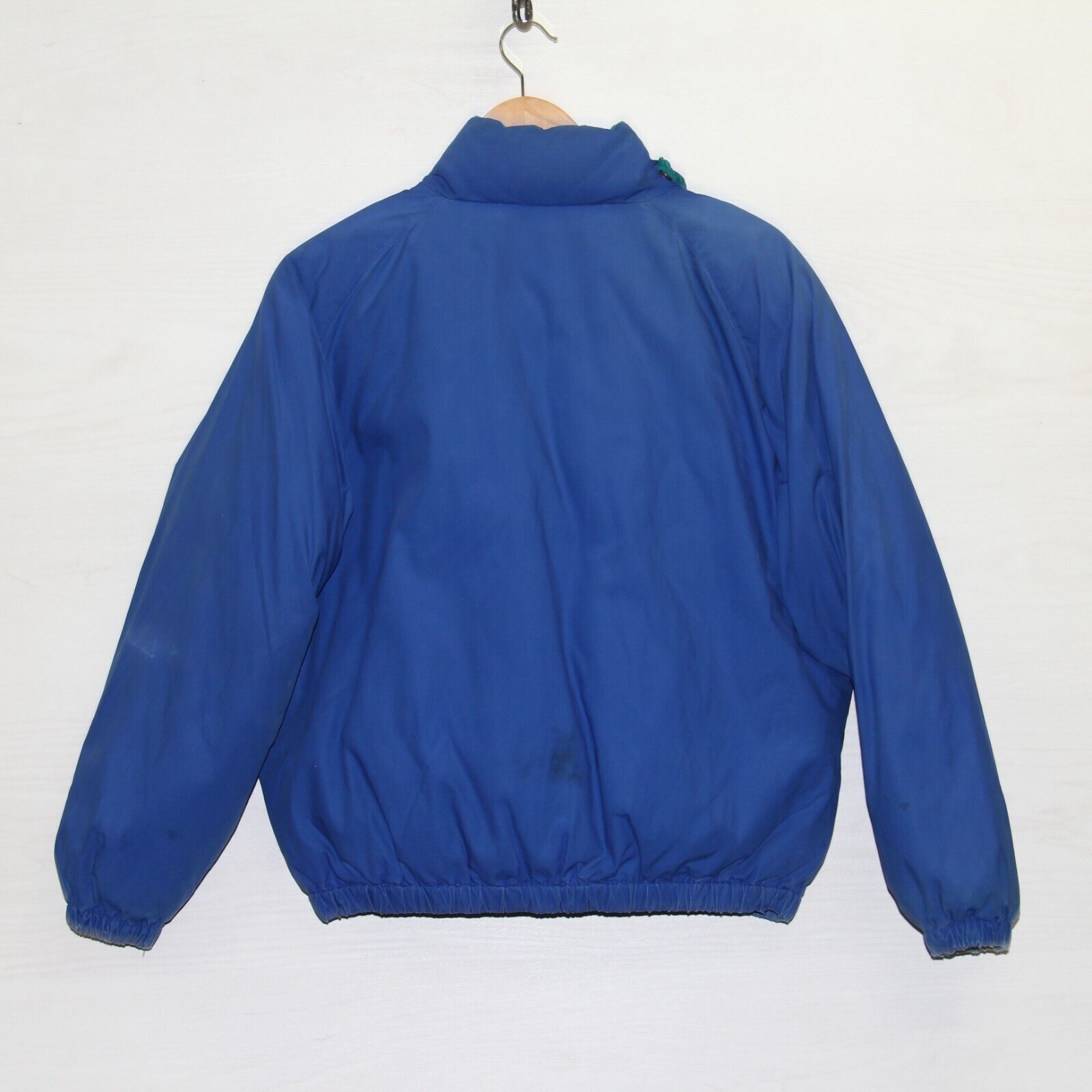 Vintage Eddie Bauer Jacket Size Large Goose Down Insulated Blue