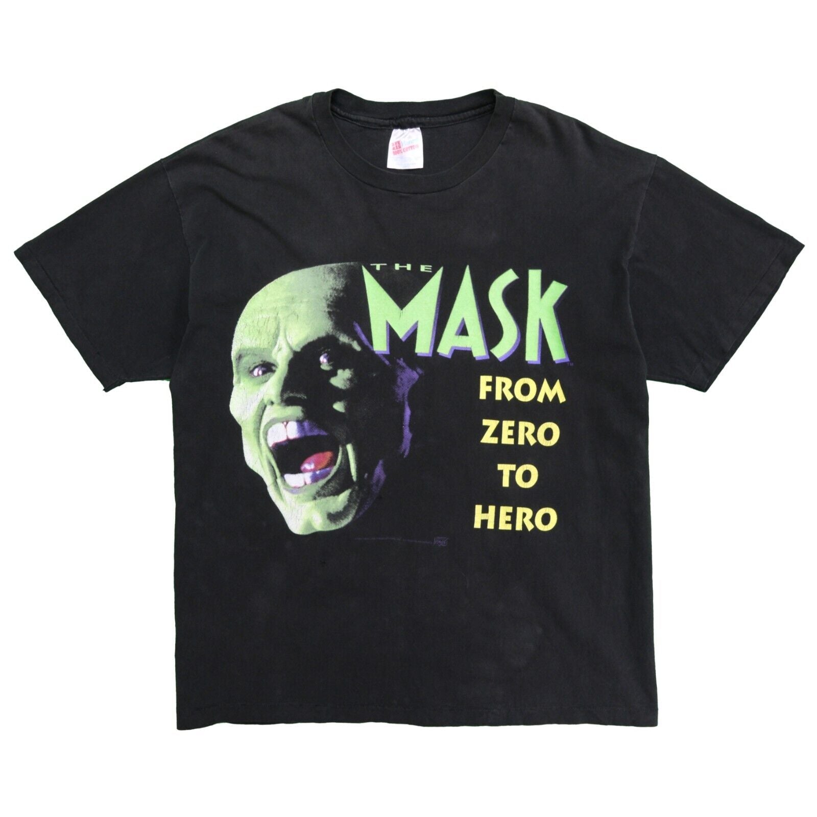 Vintage The Mask From Zero to Hero Backstage Pass T-Shirt Size XL 90s Movie