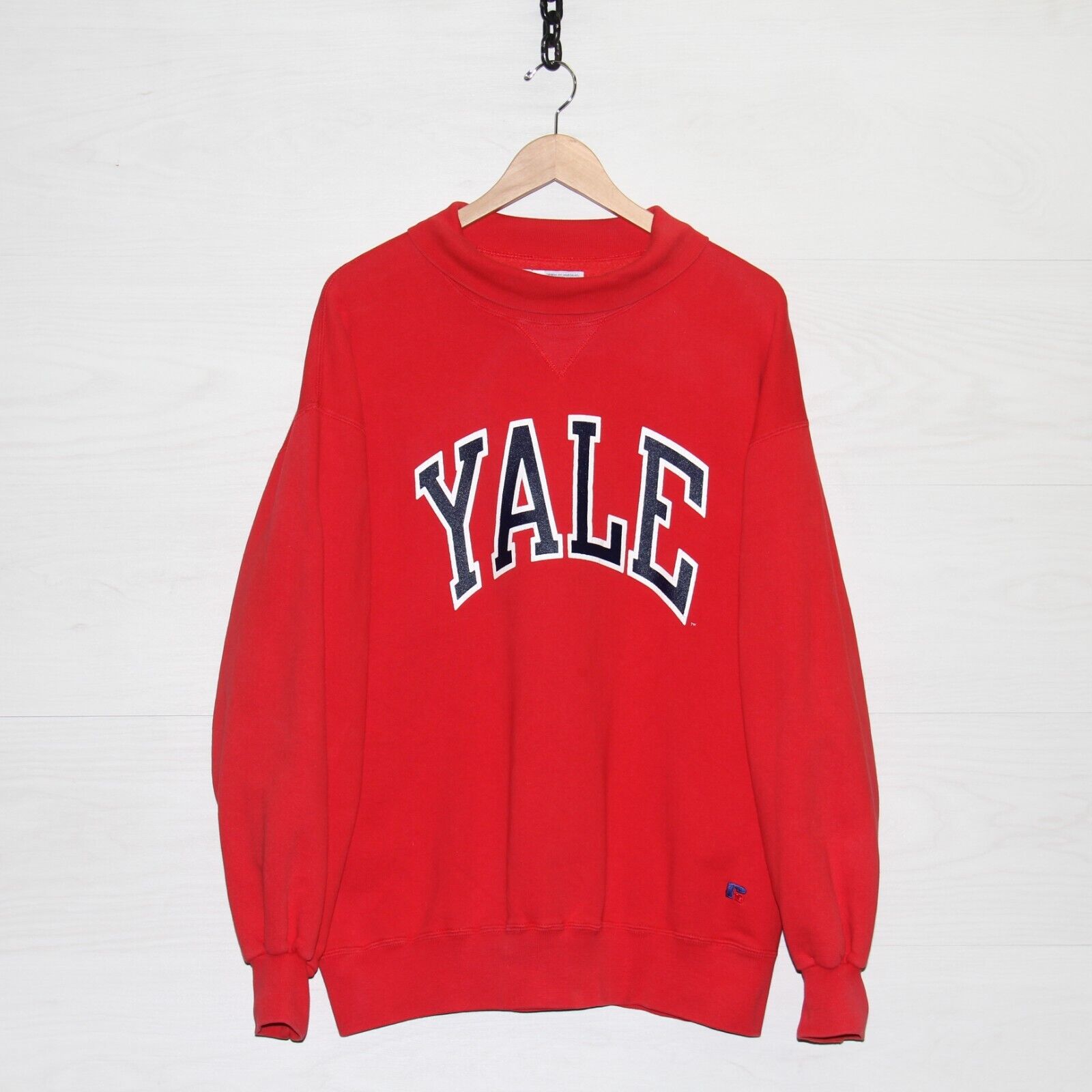 Vintage Yale Bulldogs Russell Athletic Turtleneck Sweatshirt XL