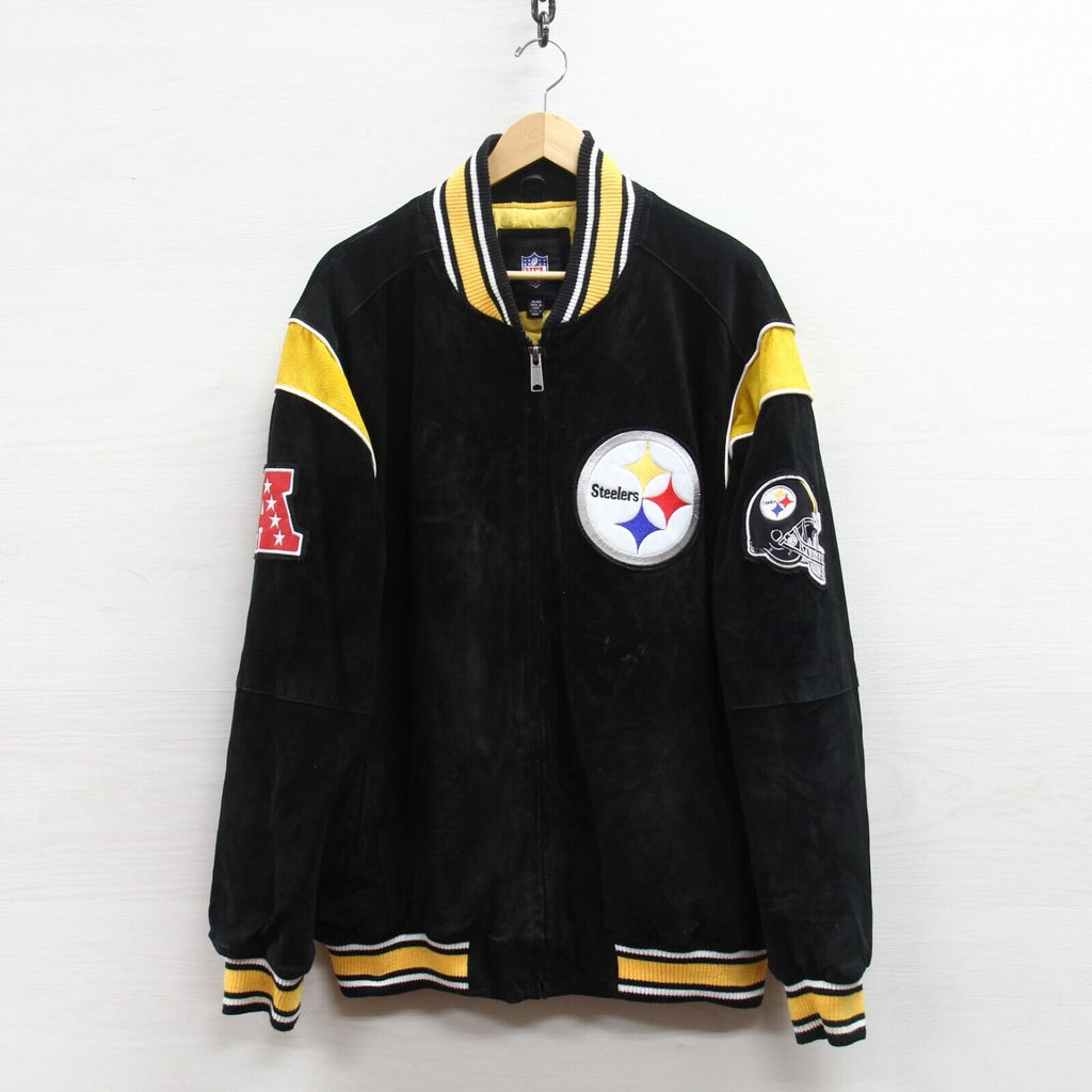 Giii Officially Licensed NFL Men's Reversible Commemorative Jacket by Glll - Steelers