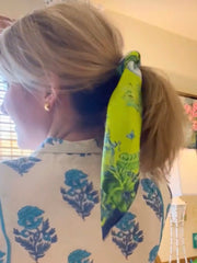 Designed by Dixon Silk Scarf ponytail by Grey Hall Design