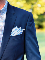 Sea Island Pocket Square by Grey Hall Design at The Cloister