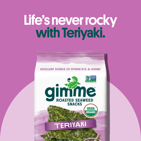 Teriyaki Roasted Seaweed Snacks