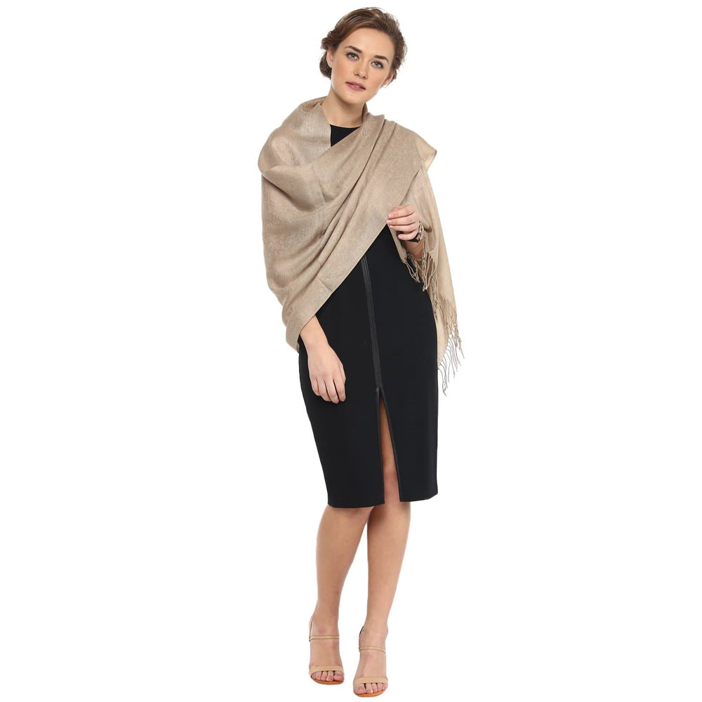 Soft Iris, Womens Premium Pure Cashmere Scarf