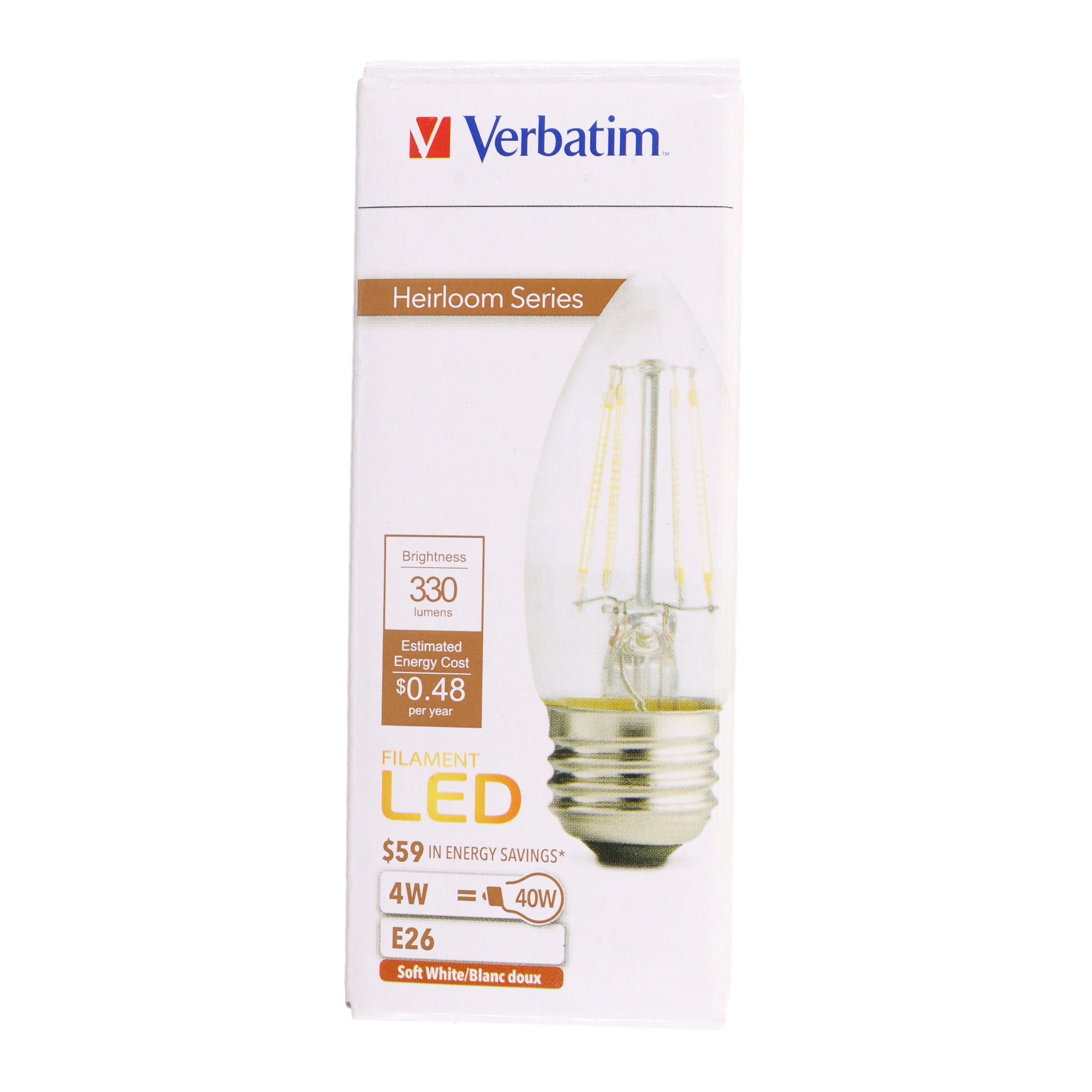 verbatim led bulb e27 edison screw dimmable