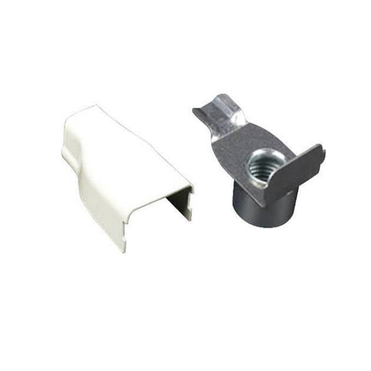 Wiremold V5785 :: Raceway Combination Connector, 1/2, Raceway to Outlet  Box, Ivory :: Gexpro