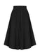 [Pre-Sale] Black 1950s Elegant Pleated Skirt