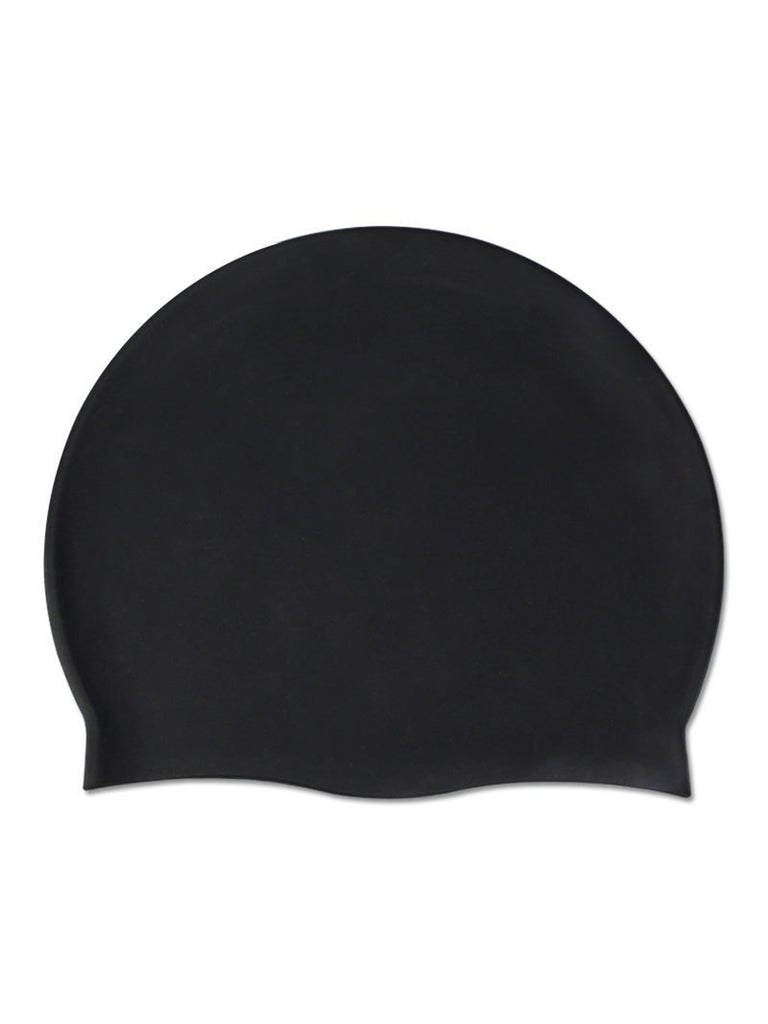 Elastic Silicone Solid Swimming Cap