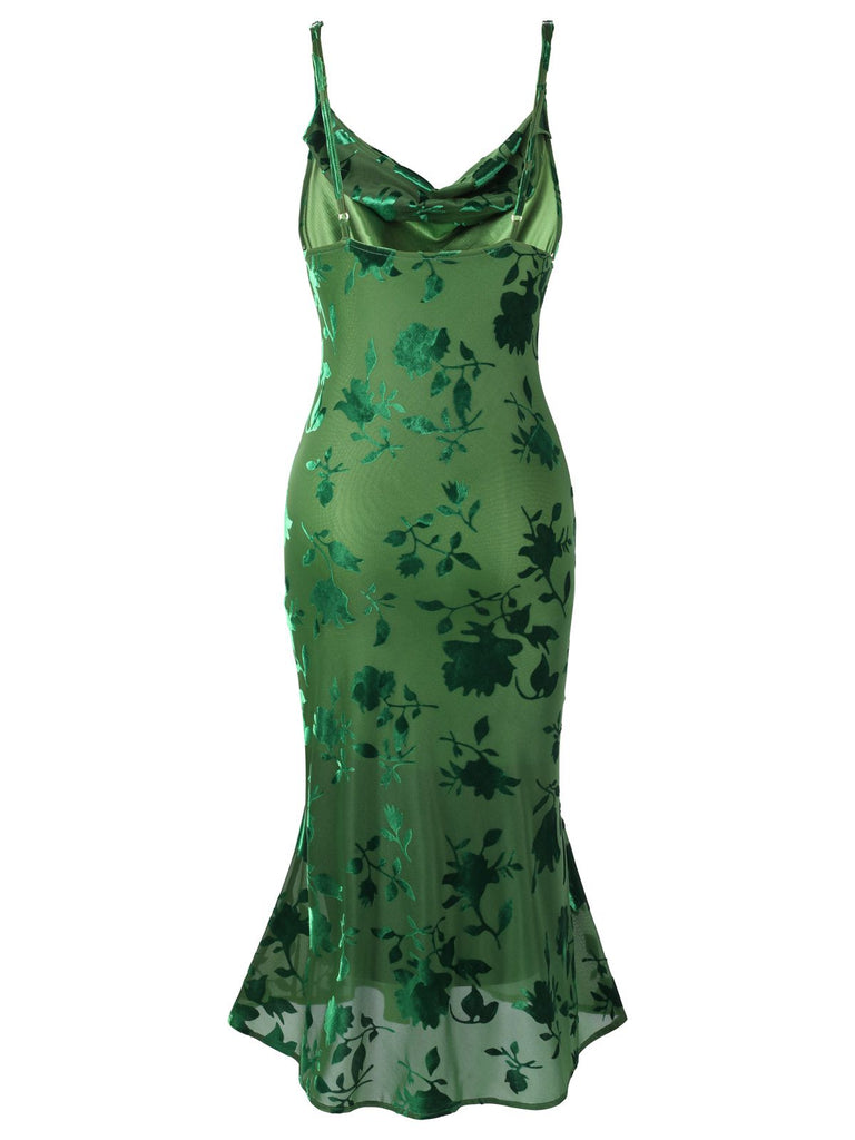 Green 1960s Floral Vintage Dress – Retro Stage - Chic Vintage Dresses and  Accessories