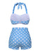 2PCS 1950s Polka Dots Bikini Set