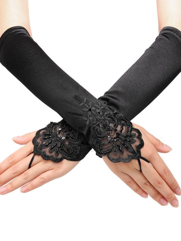 fingerless lace gloves near me