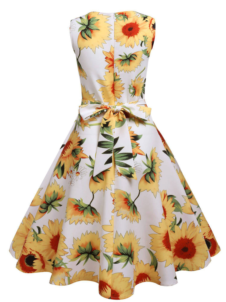 sunflower white dress